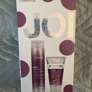 Joico Defy Damage Shampoo & K-BOND20 Power Masque - Plum Packaging